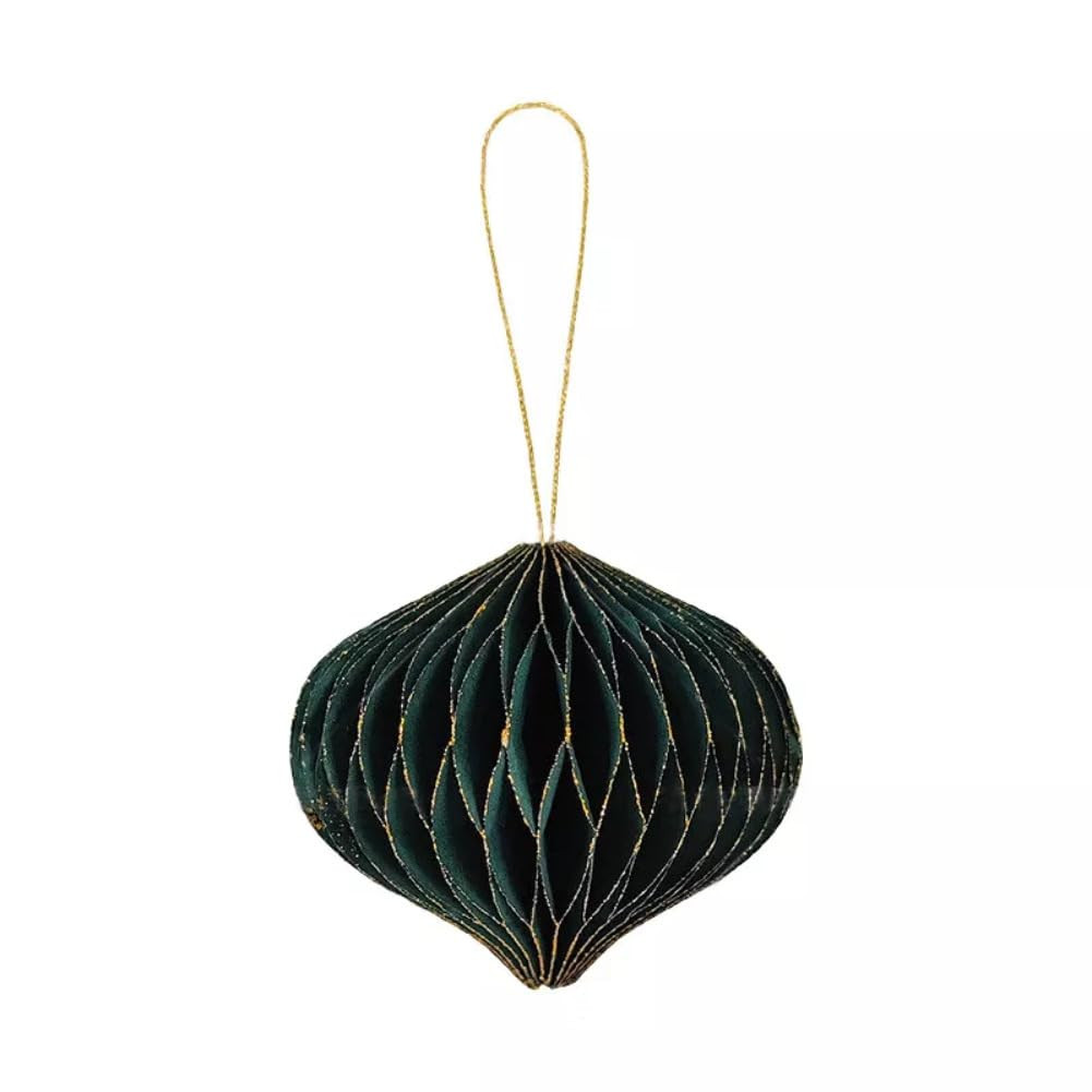 Christmas Paper Honeycomb Lantern Xmas Tree Hanging Pendant Ornament Home Party Decor 6cm (B) | Amazon (US)