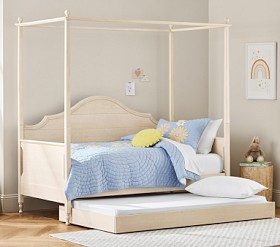 Juliette Canopy Daybed With Trundle | Pottery Barn Kids