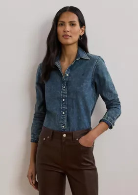 Lauren Ralph Lauren Women's Classic Fit Denim Shirt | Belk