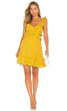 ASTR the Label Elora Dress in Mustard from Revolve.com | Revolve Clothing (Global)