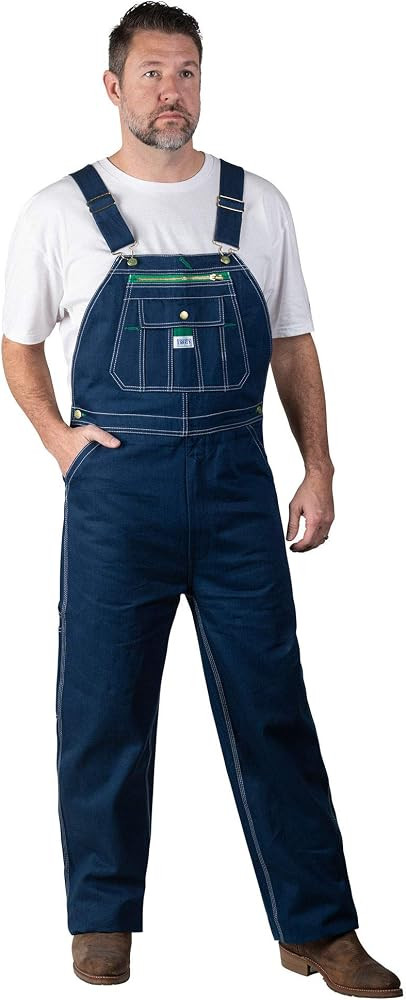 Liberty mens Rigid Denim Bib Overall | Amazon (US)