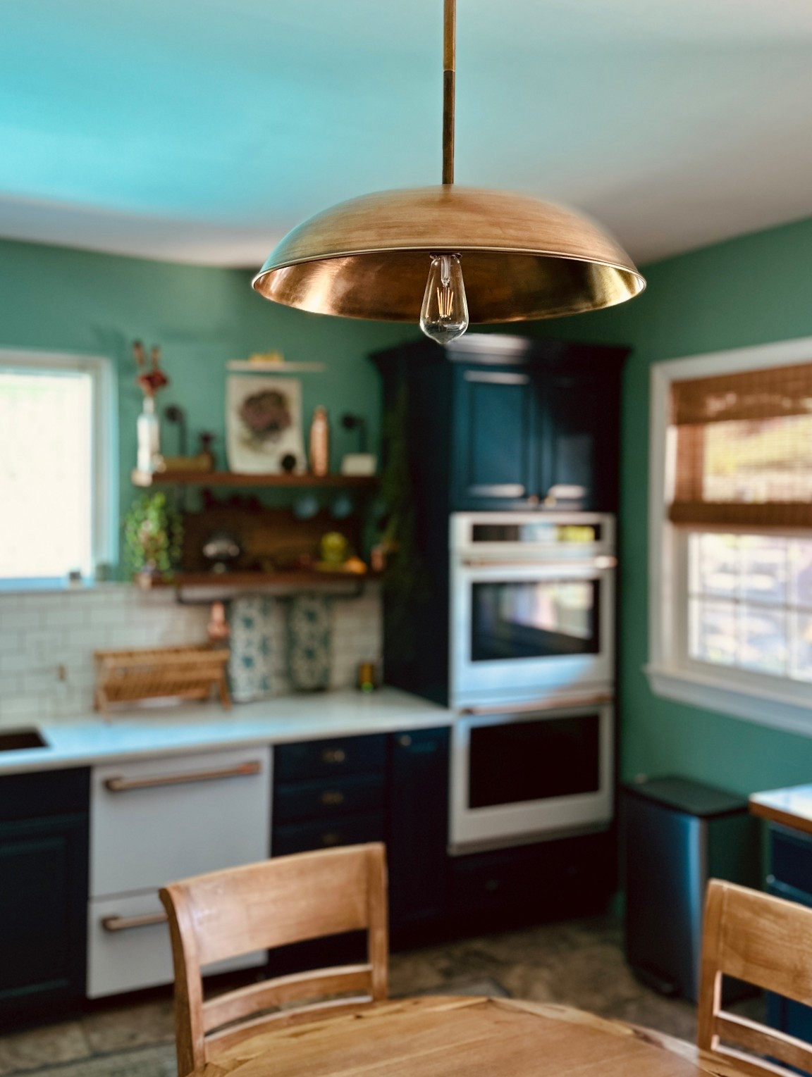New pendant, new appliances, new shades ✨  #anthro #kitchen #modernvictorian #farmhouse

#LTKHome