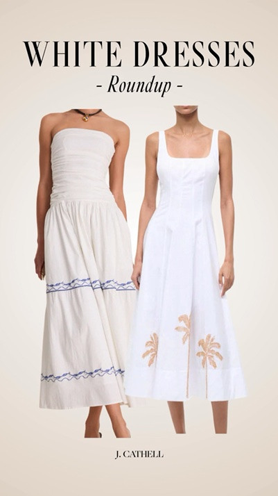 A good white dress is the unofficial uniform of summer ☀️🤍

From casual daytime styles to vacation-ready favorites and dresses perfect for brunch, beach dinners, bridal events, and everything in between, this roundup is filled with the white dresses I am loving right now.

Easy, timeless, and endlessly versatile, these are the pieces you'll reach for all season long—and probably for many summers to come.

Shop the full White Dress Roundup below. ✨

#WhiteDress #SummerStyle #LTKStyle #LTKFinds #SummerFashion #VacationStyle #ResortWear #WhiteDressSeason #SummerWardrobe #ClassicStyle #EffortlessStyle #FashionFinds #VacationOutfits #StyleInspiration

#LTKSeasonal #LTKootd #LTKSeasonal #LTKOver40