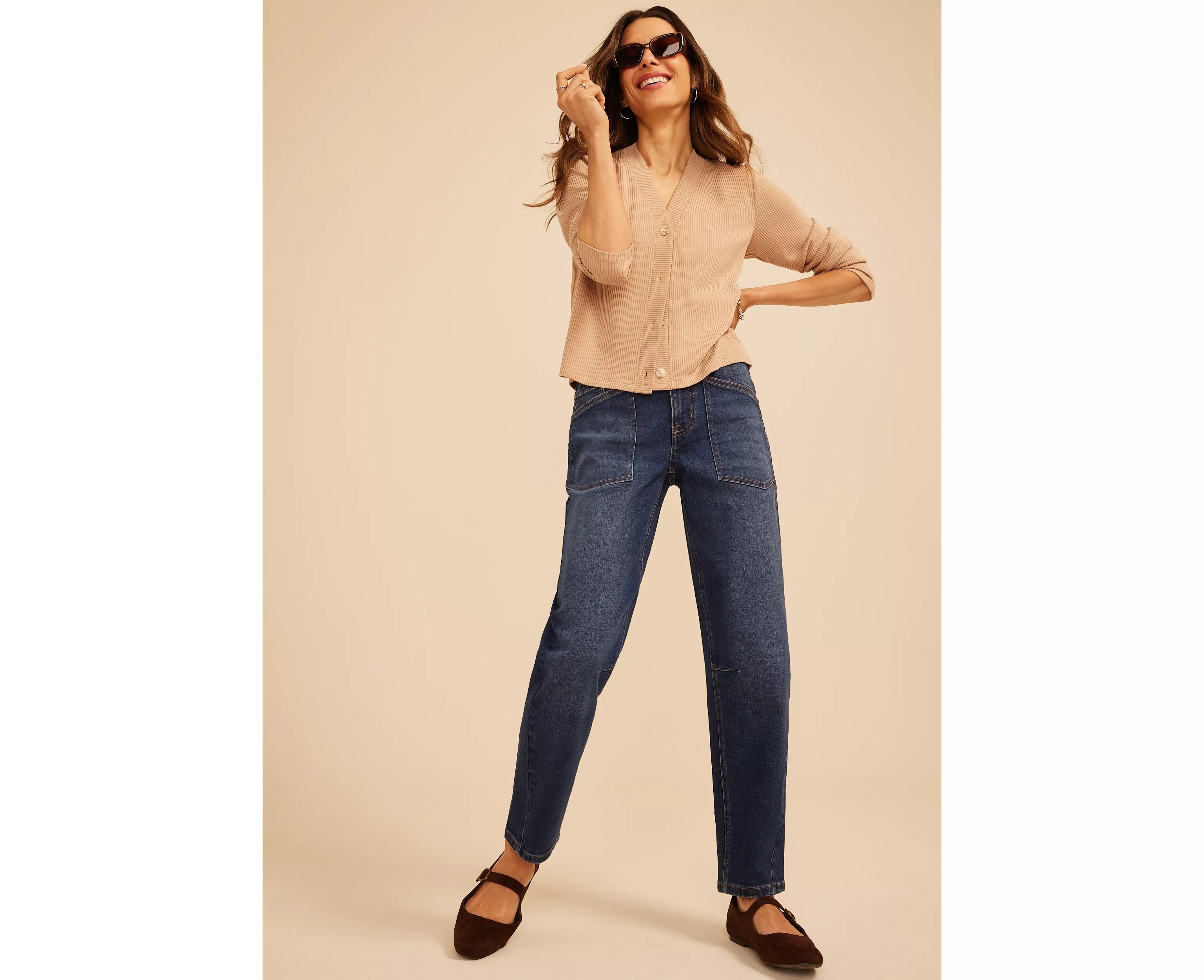 High Rise Utility Barrel Jean | maurices | Maurices