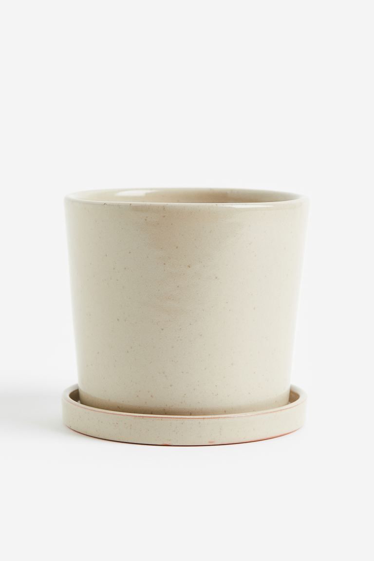 Small Plant Pot and Saucer | H&M (US + CA)