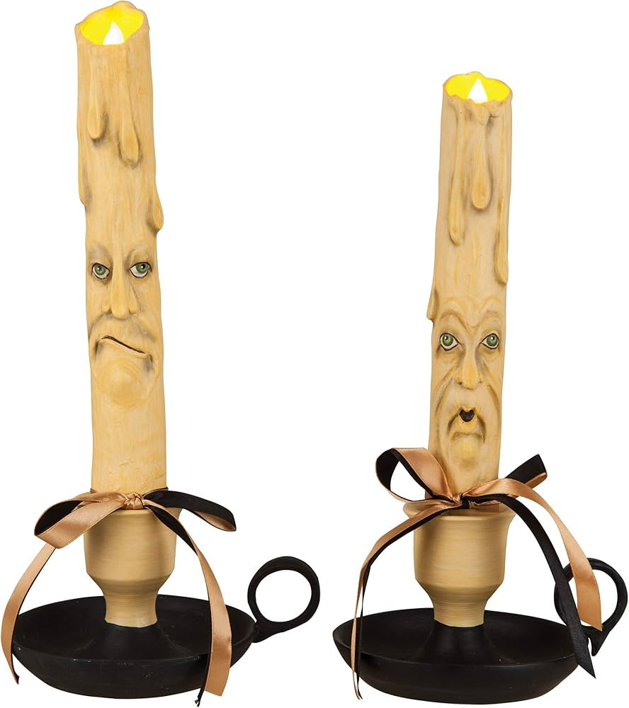 Gallerie II Halloween Frick & Frack Light-Up LED Flameless Candles Joe Spencer Gathered Tradition... | Amazon (US)