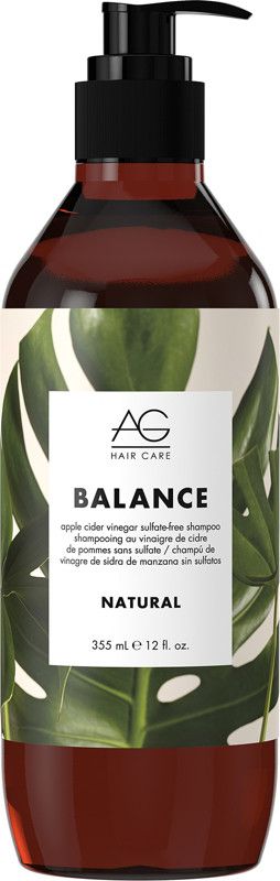 AG Hair Natural Balance Apple Cider Vinegar Sulfate-Free Shampoo | Ulta Beauty | Ulta