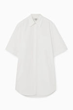 OVERSIZED POPLIN MINI SHIRT DRESS | COS UK