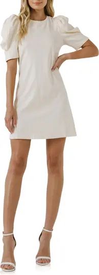 English Factory Puff Sleeve Cotton Dress | Nordstrom | Nordstrom