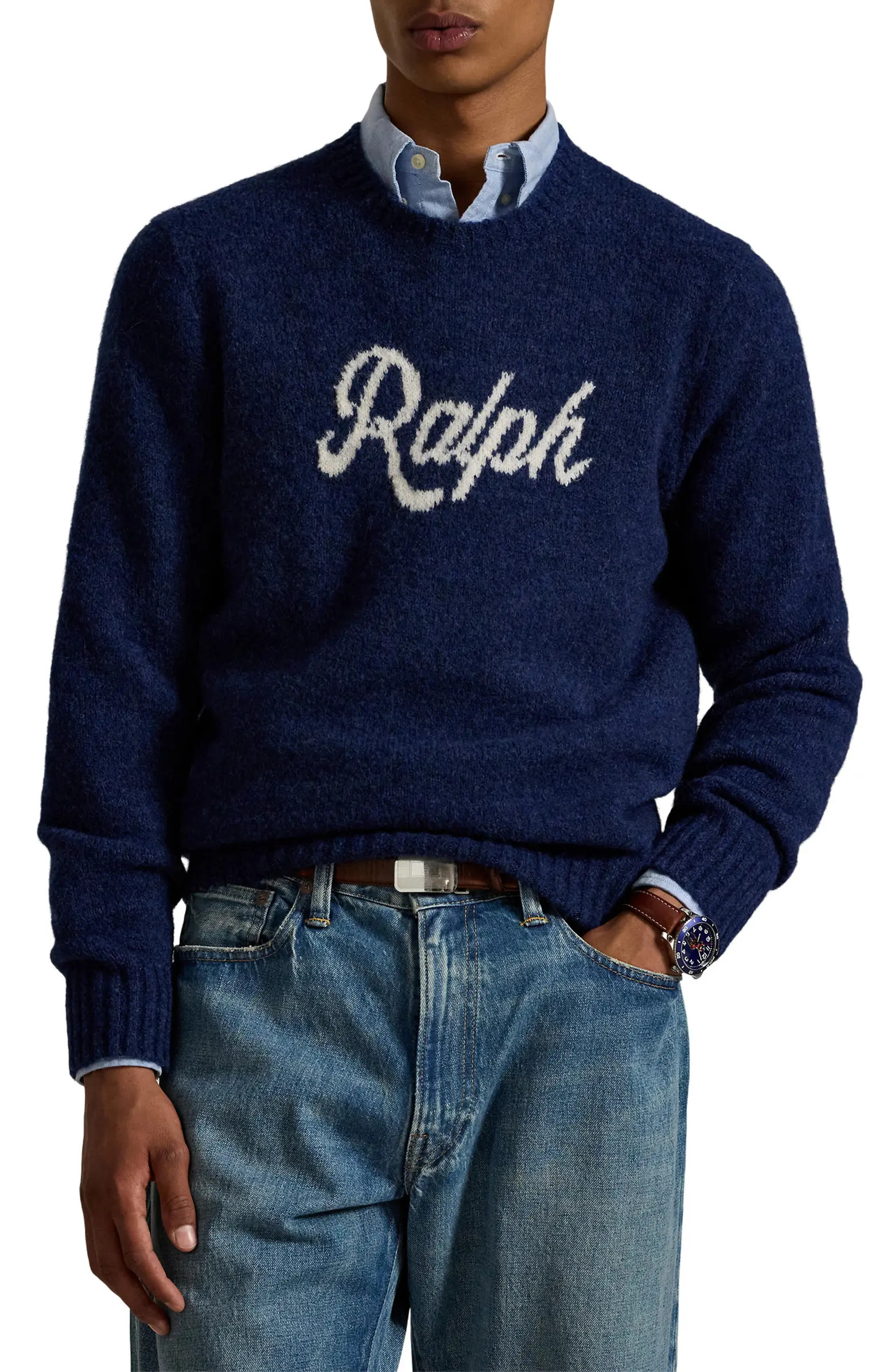 Ralph Intarsia Graphic Sweater | Nordstrom