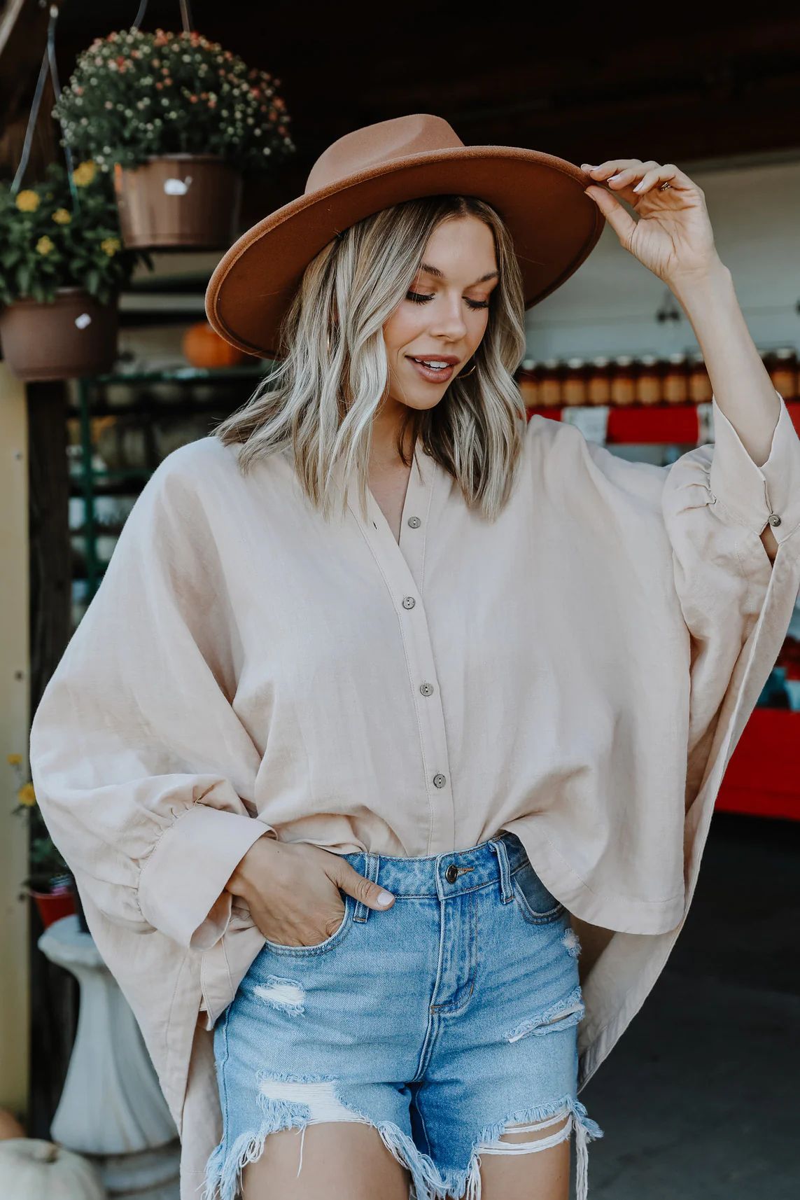 No One Cuter Oversized Blouse | Dress Up