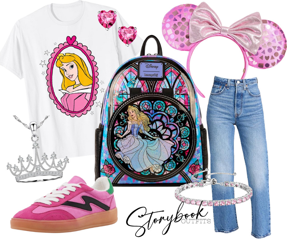 Dreaming pink with this Sleeping Beauty–inspired look 💕✨ Perfect for your next park day or cozy Disney outing! Shop this magical Aurora outfit below — from the prettiest Loungefly backpack to those cute pink sneakers that totally complete the look 

 #LTKStyleTip 

#LTKTravel