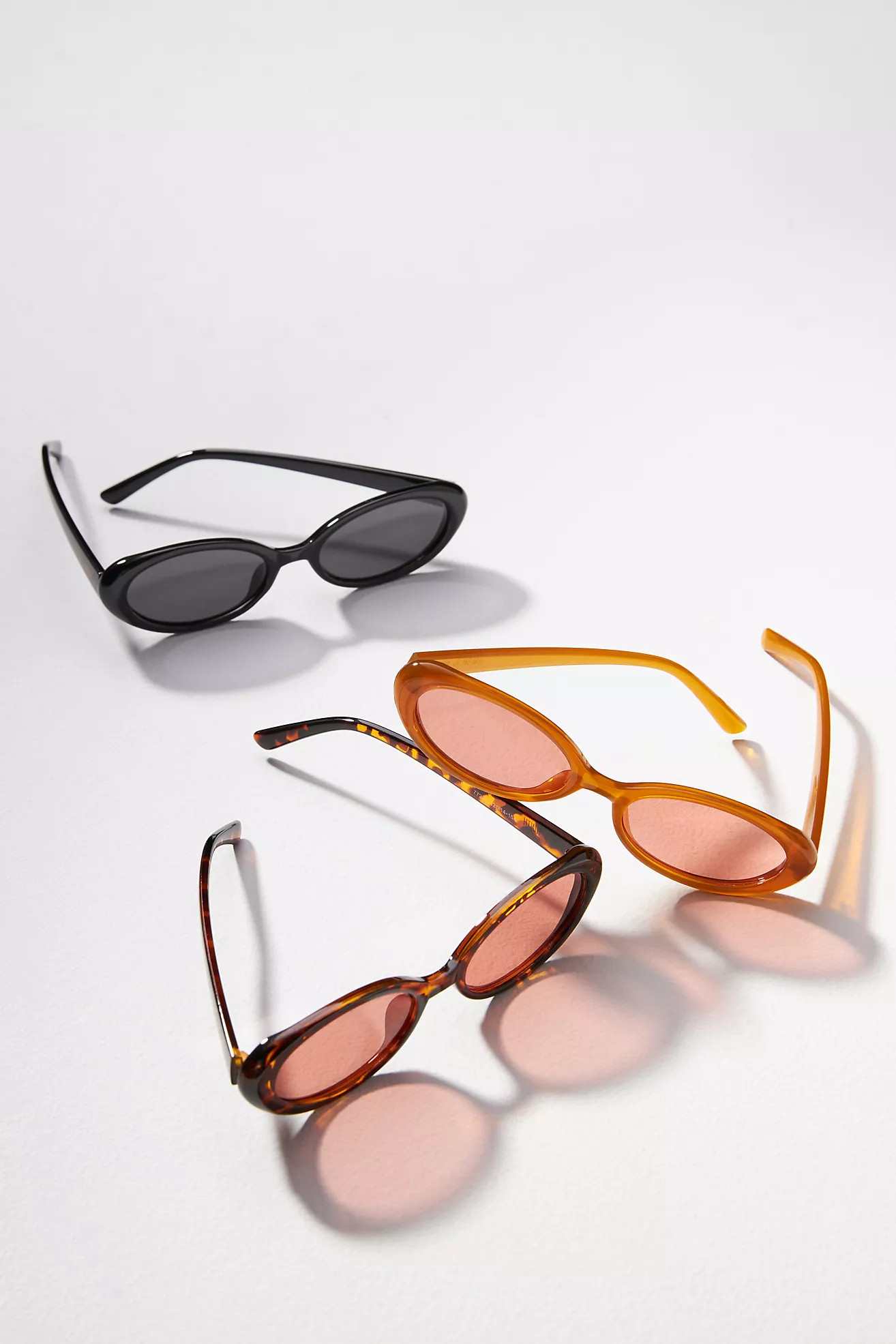 Fifth & Ninth Taya Oval Polarized Sunglasses | Anthropologie (US)
