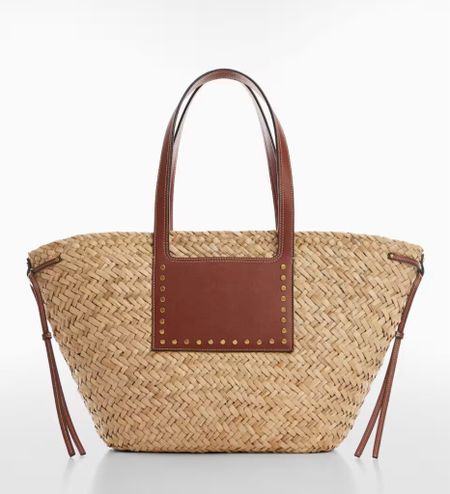 The classic straw summer tote bag. Brown details. Under $100. For beach or everyday wear. 

#LTKstyletip #LTKfindsunder100 #LTKSeasonal