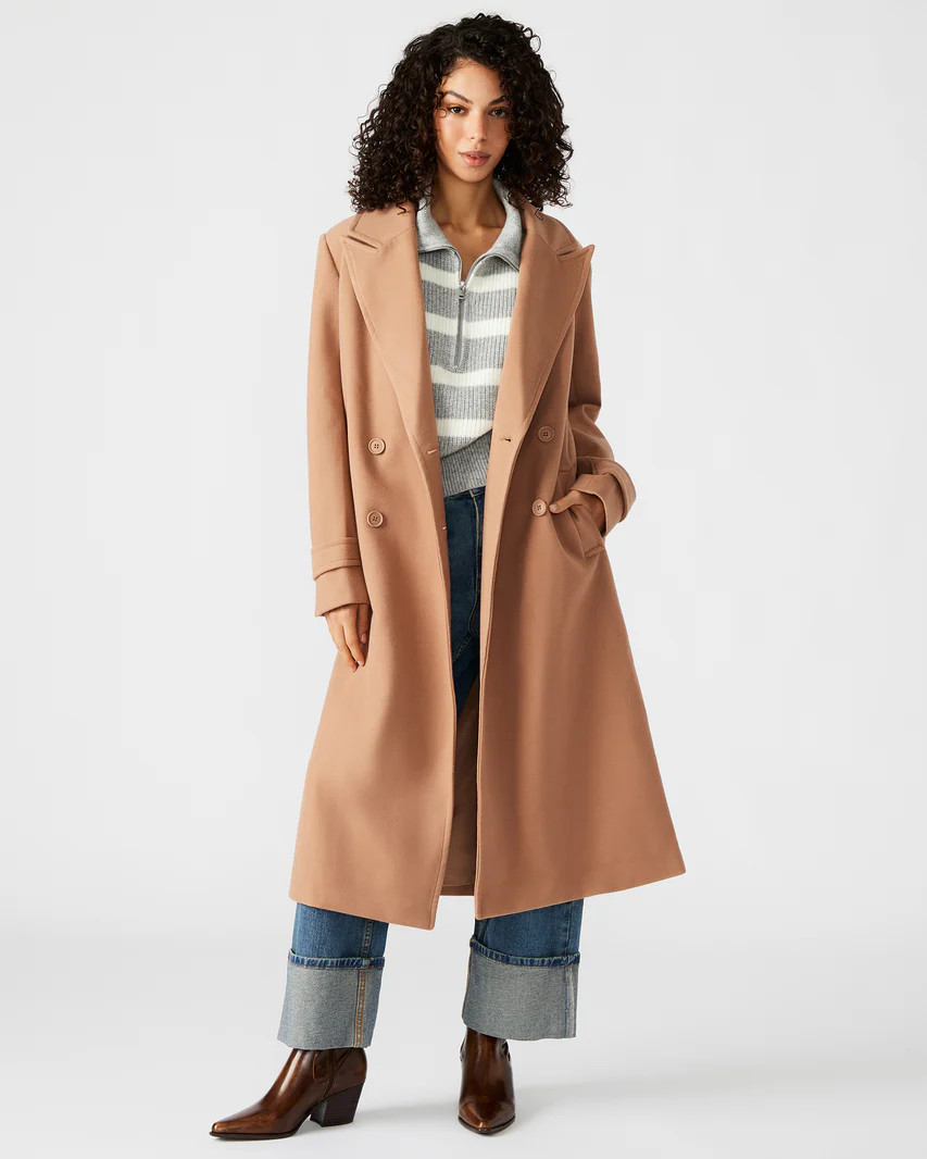 PRINCE Coat Camel | Women's Structured Coat | Steve Madden (US)