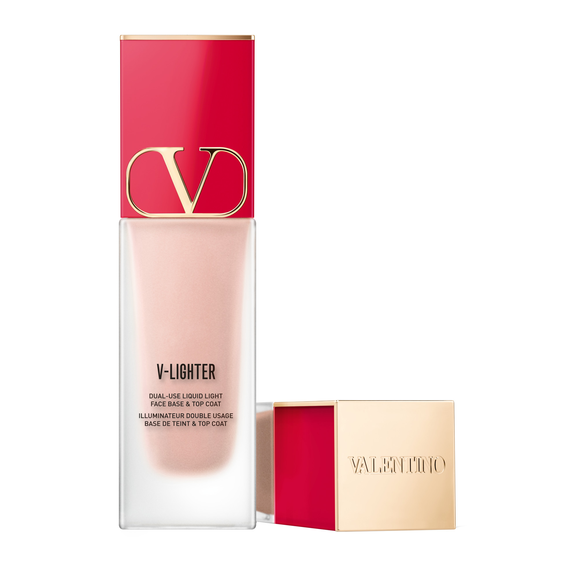 Valentino Beauty V-Lighter Face Base Primer And Highlighter | Shade: Rosa | Valentino Beauty