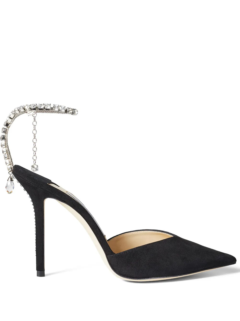 Jimmy Choo Saeda 100mm Pumps | Black | FARFETCH AU | Farfetch Global