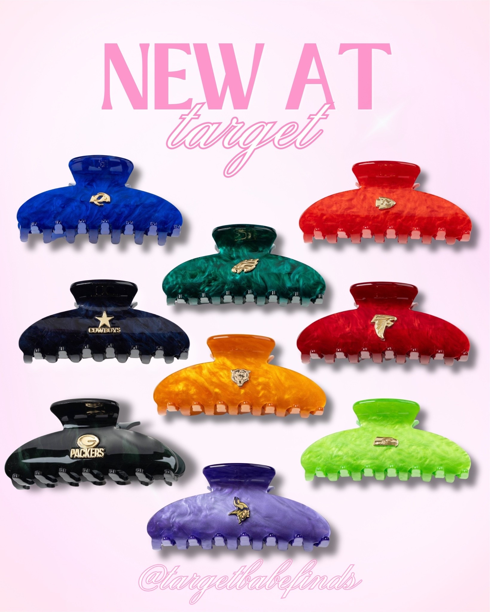 NFL hair claw clips just arrived at @Target

#LTKgrwm #LTKdayinmylife #LTKootd