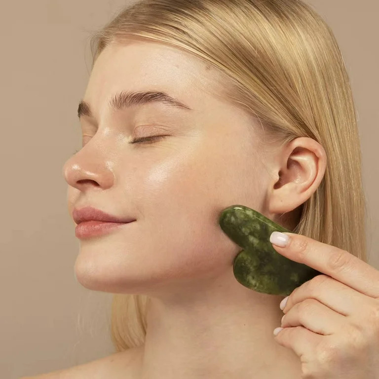 Green Face Roller and Gua Sha Set for Puffiness and Redness Reducing Skin Care Routine for all Ag... | Walmart (US)