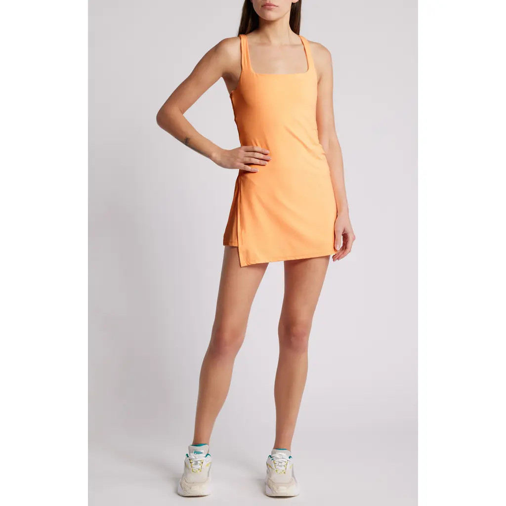 Free People FP Movement Never Better Active Dress in Morning Sun at Nordstrom, Size Large | Nordstrom