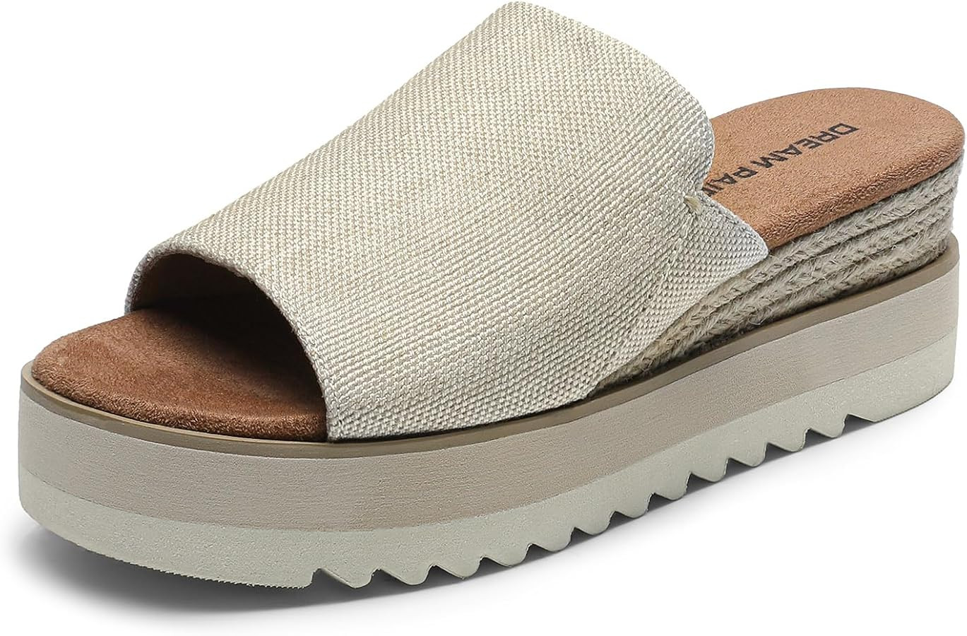 DREAM PAIRS Platform Sandals Women Slip-on Espadrille Bohemia Wedge Sandals, Comfort Dressy Summe... | Amazon (US)