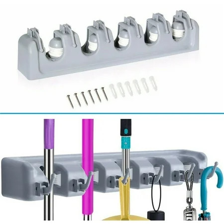 Broom Holder and Garden Tool Garage Organizer | Walmart (US)