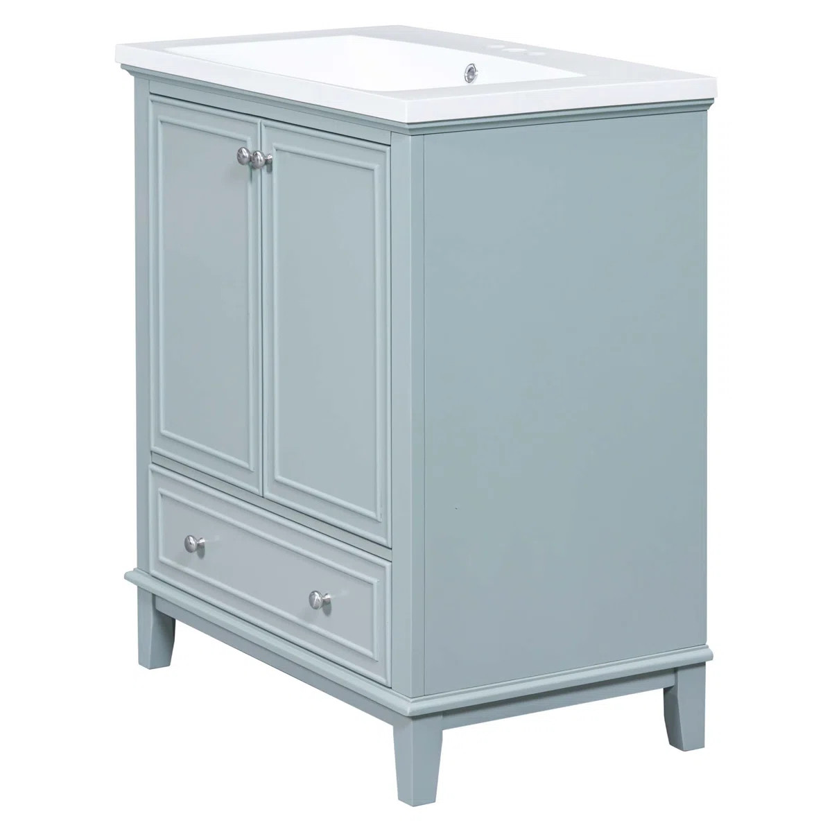 30" Bathroom Vanity With Sink Combo, Multi-Functional Bathroom Cabinet With Doors And Drawer | Wayfair North America