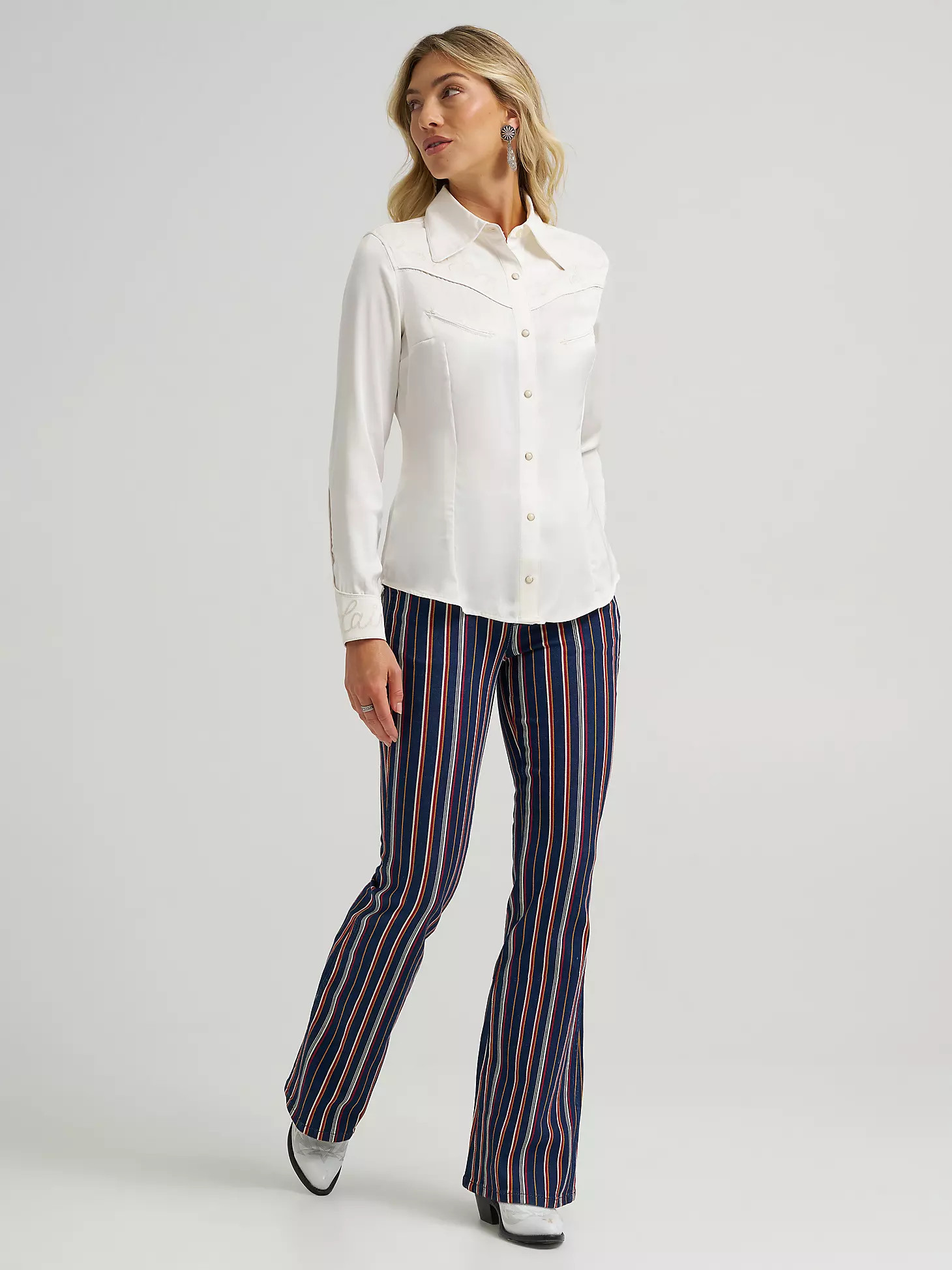 Wrangler x Lainey Wilson Striped Flare Jeans | Wrangler