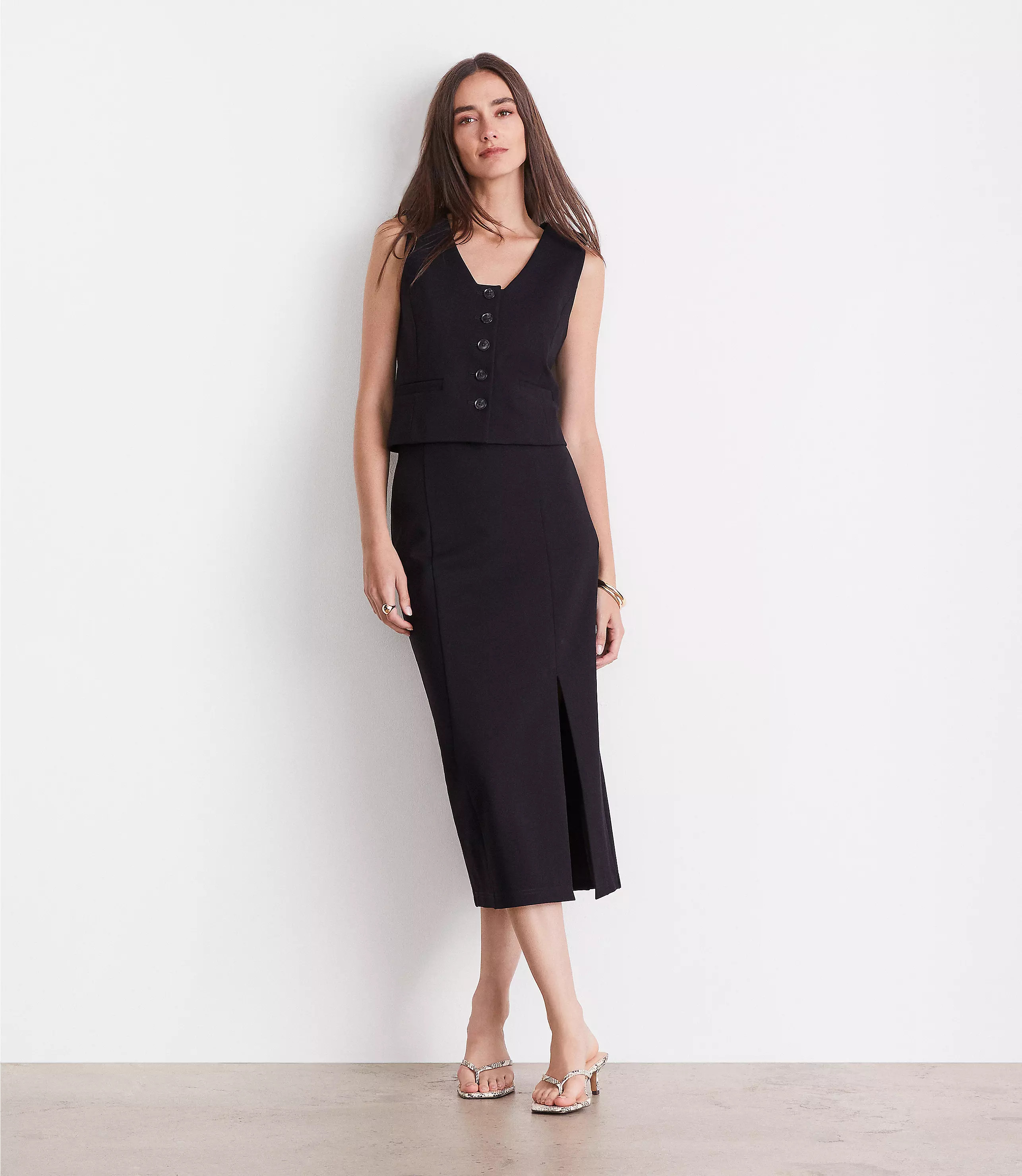 LOFT Versa Ponte Pocket Vest | LOFT