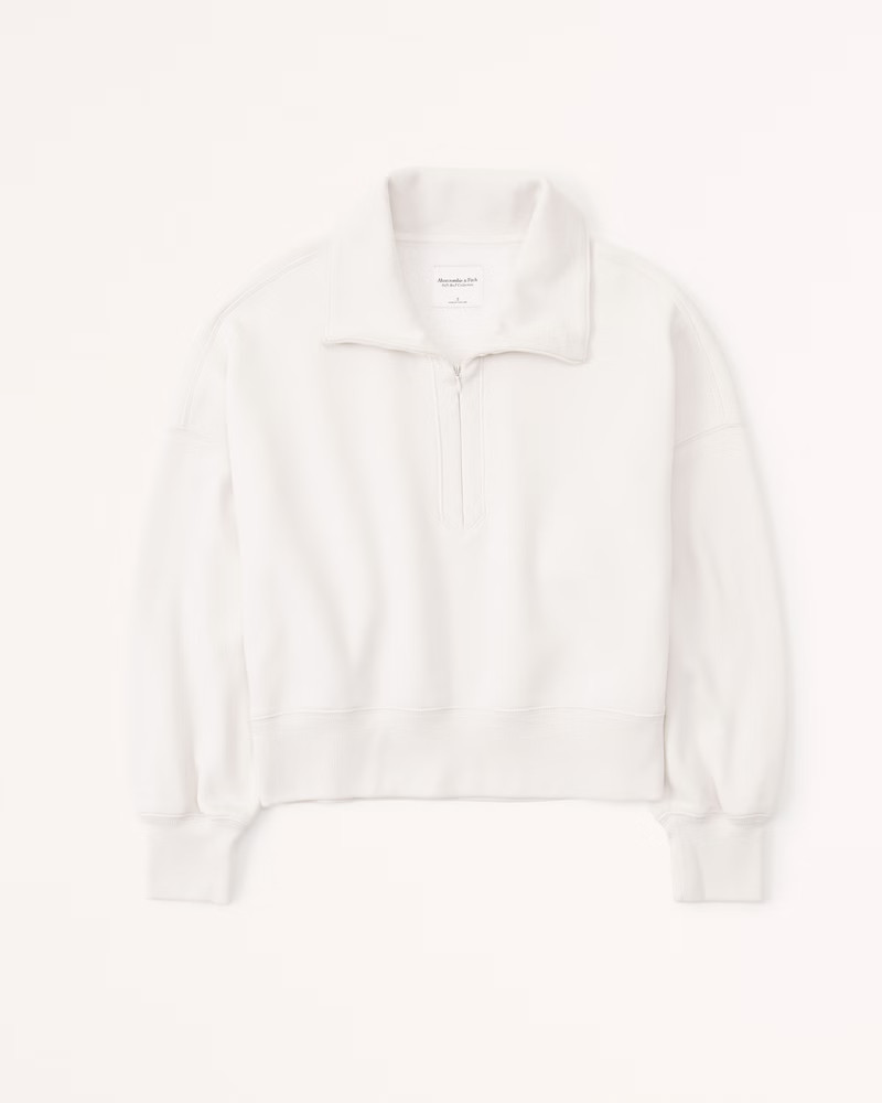 Sunday Drama Collar Half-Zip Sweatshirt | Abercrombie & Fitch (US)