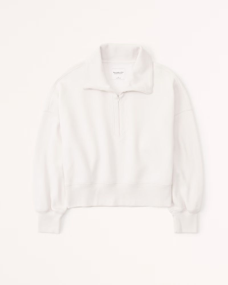 Essential Sunday Drama Collar Half-Zip | Abercrombie & Fitch (US)