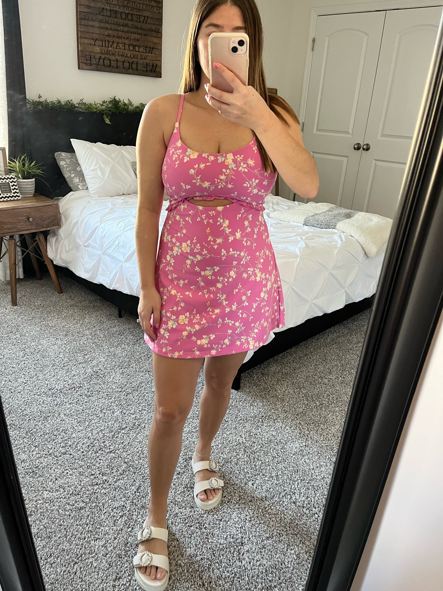 Loveshackfancy floral pink athletic dress! Pink tennis dress! 

#LTKfitness