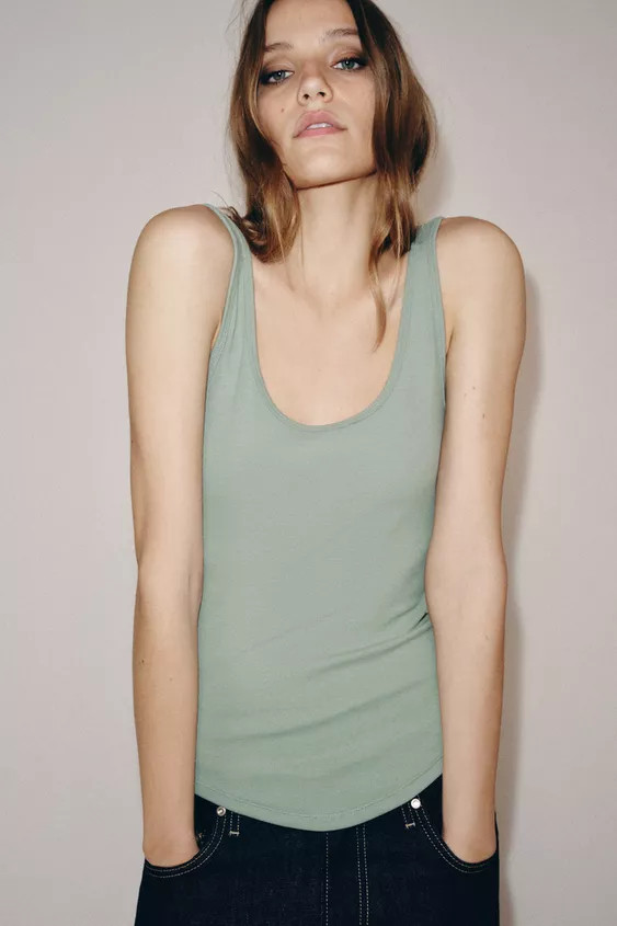 COTTON TANK TOP | Zara US