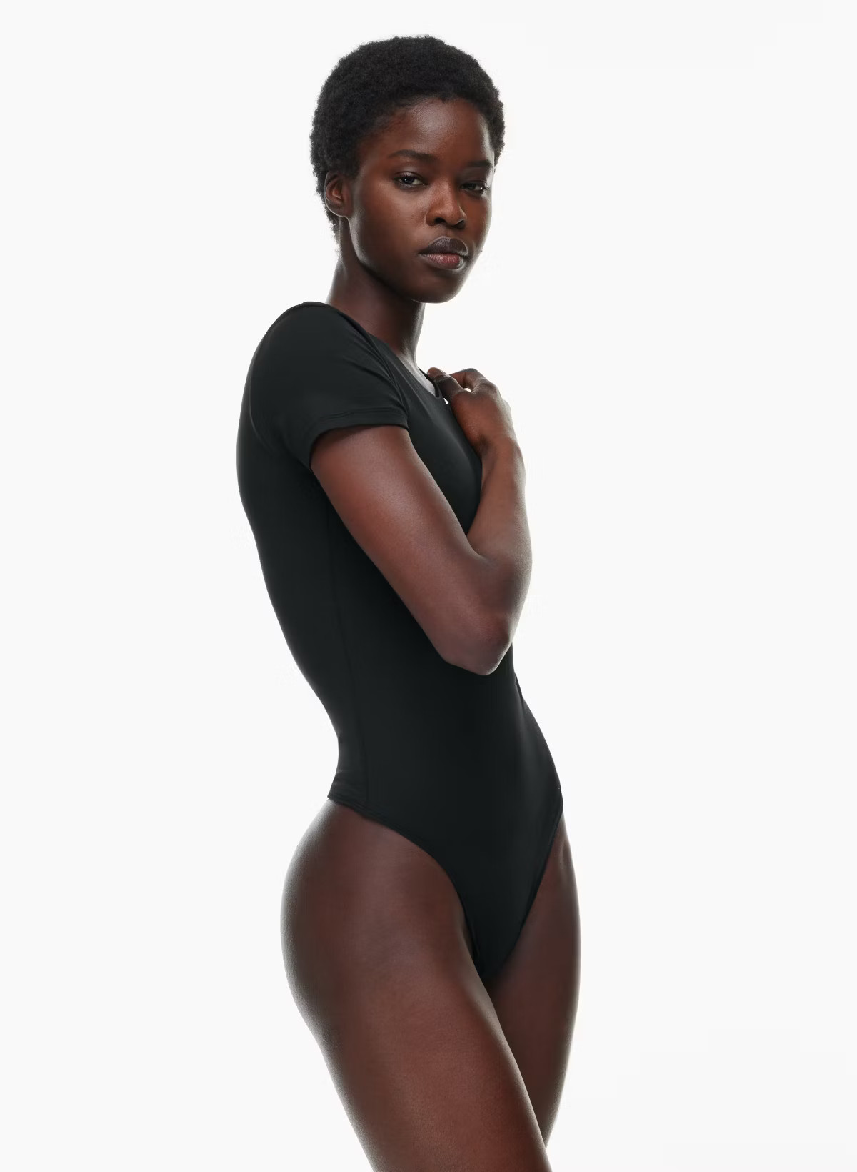 CONTOUR CREW SHORTSLEEVE BODYSUIT | Aritzia