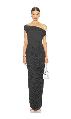 Drop Shoulder Side Shirred Gown
                    
                    Norma Kamali | Revolve Clothing (Global)