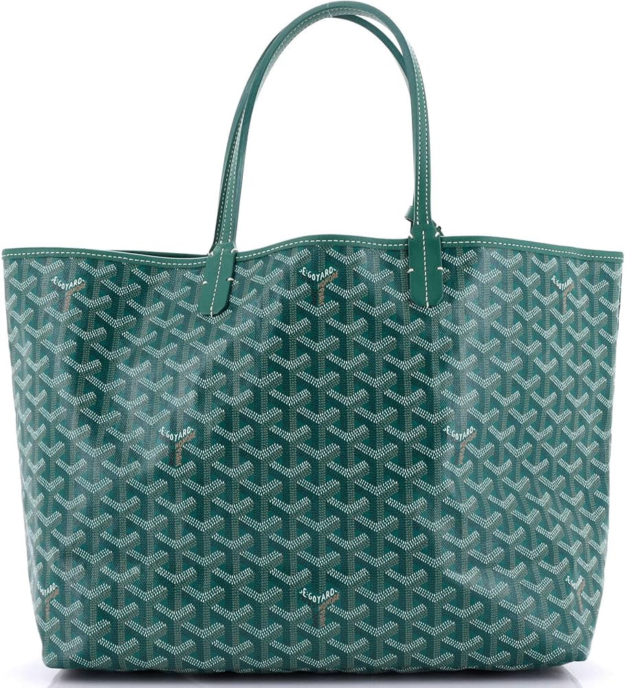 Amazon.com: Goyard, Pre-Loved Saint Louis Tote Coated Canvas PM, Green : Luxury Stores | Amazon (US)