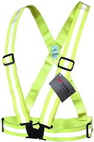 Salzmann 3M Reflective Vest | High Visibility Cross Belt with Adjustable Straps | Ideal for Cycling, | Amazon (US)