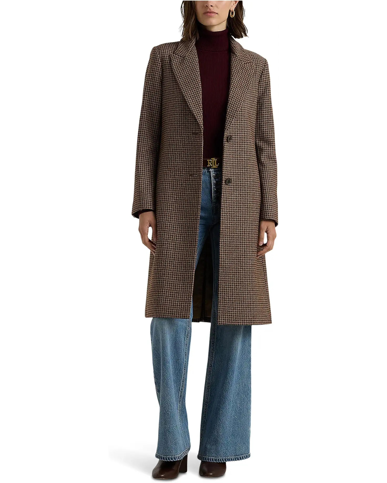 Novelty Single Breasted Wool Coat | Zappos