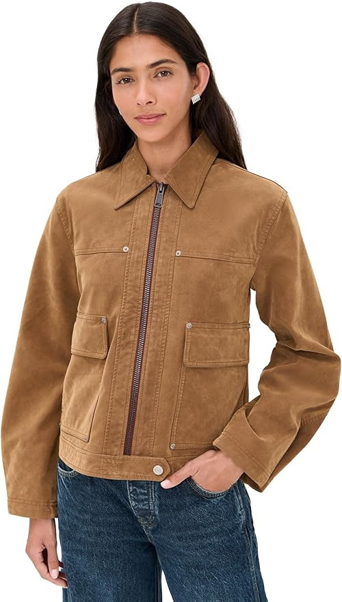 Free People Women's We The Free Blair Vegan Suede Jacket | Amazon (US)