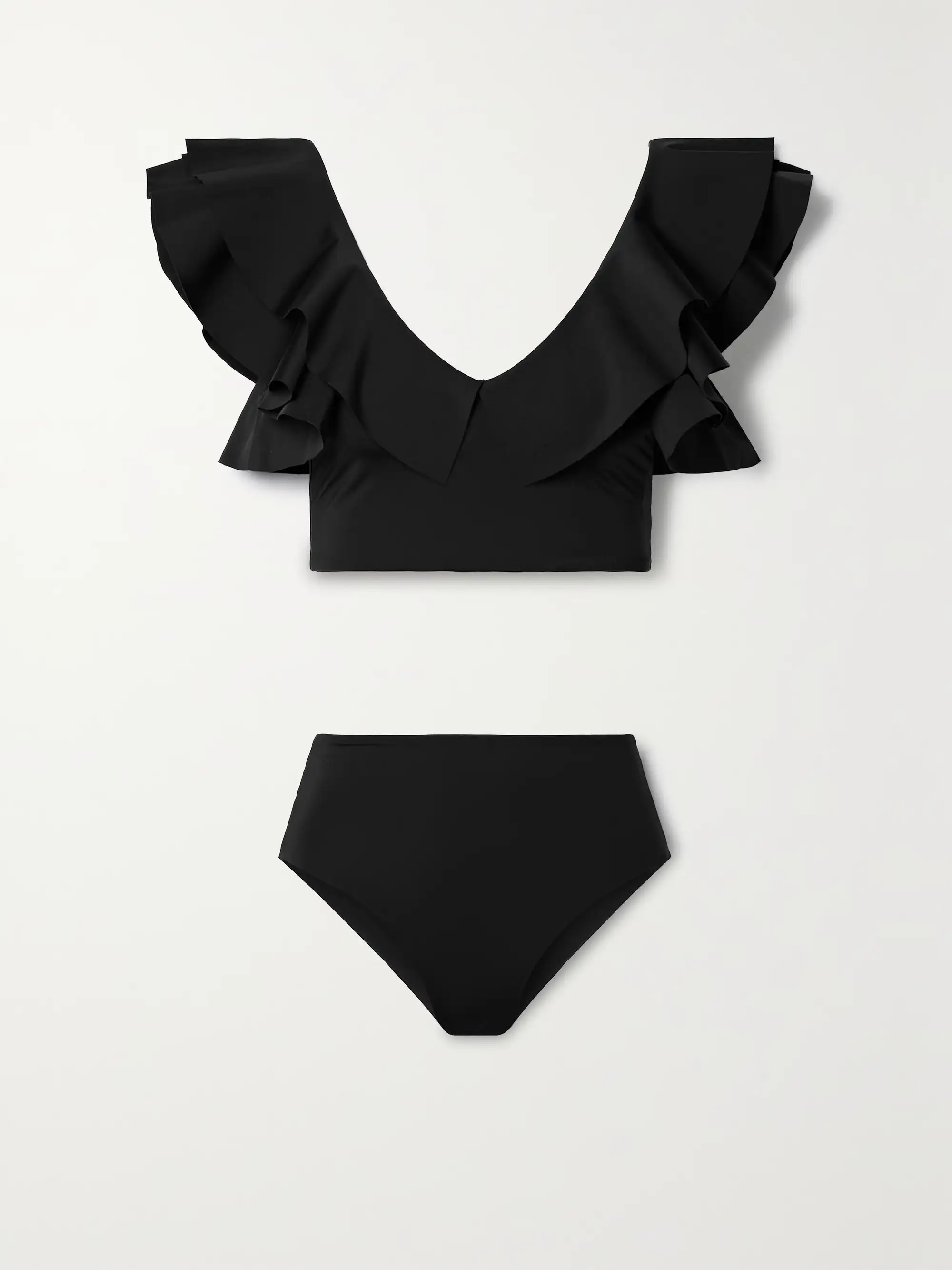 + NET SUSTAIN Mila ruffled bikini | NET-A-PORTER APAC