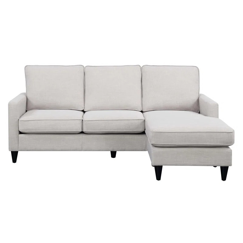 Taupe Botkin 88" Right Hand Facing Sectional | Wayfair North America