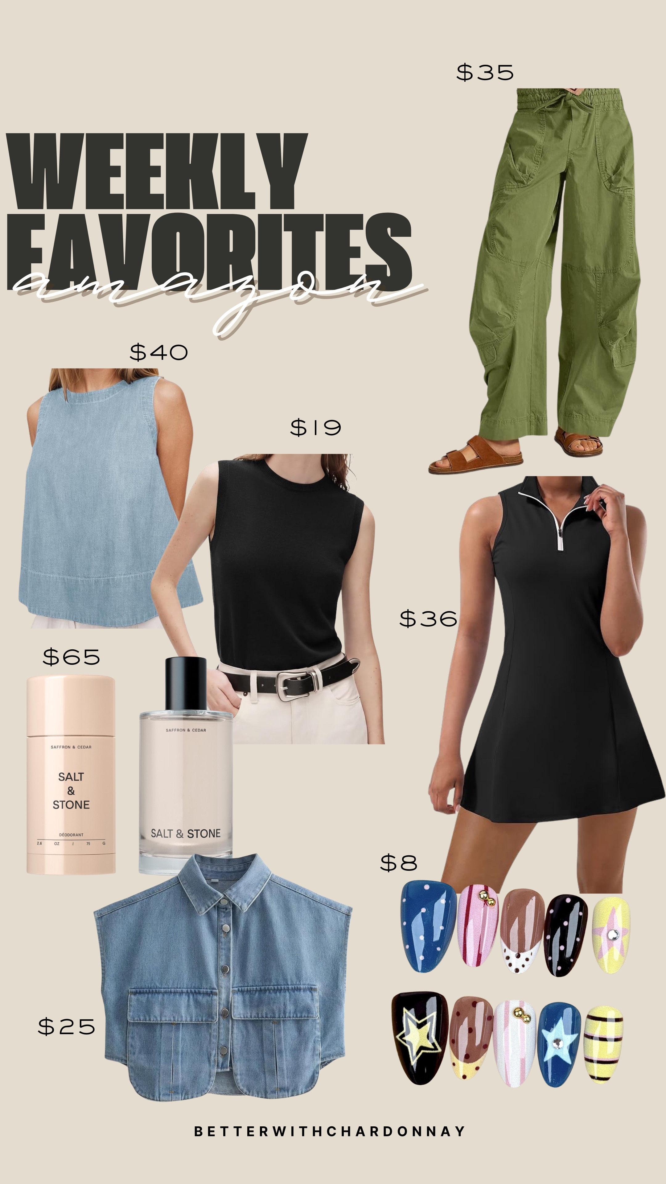 My amazon favorite this week! These press ons are EVERYTHING!!

barrel pants, denim top, body mist 

 #LTKgrwm #LTKootd #LTKMidsize