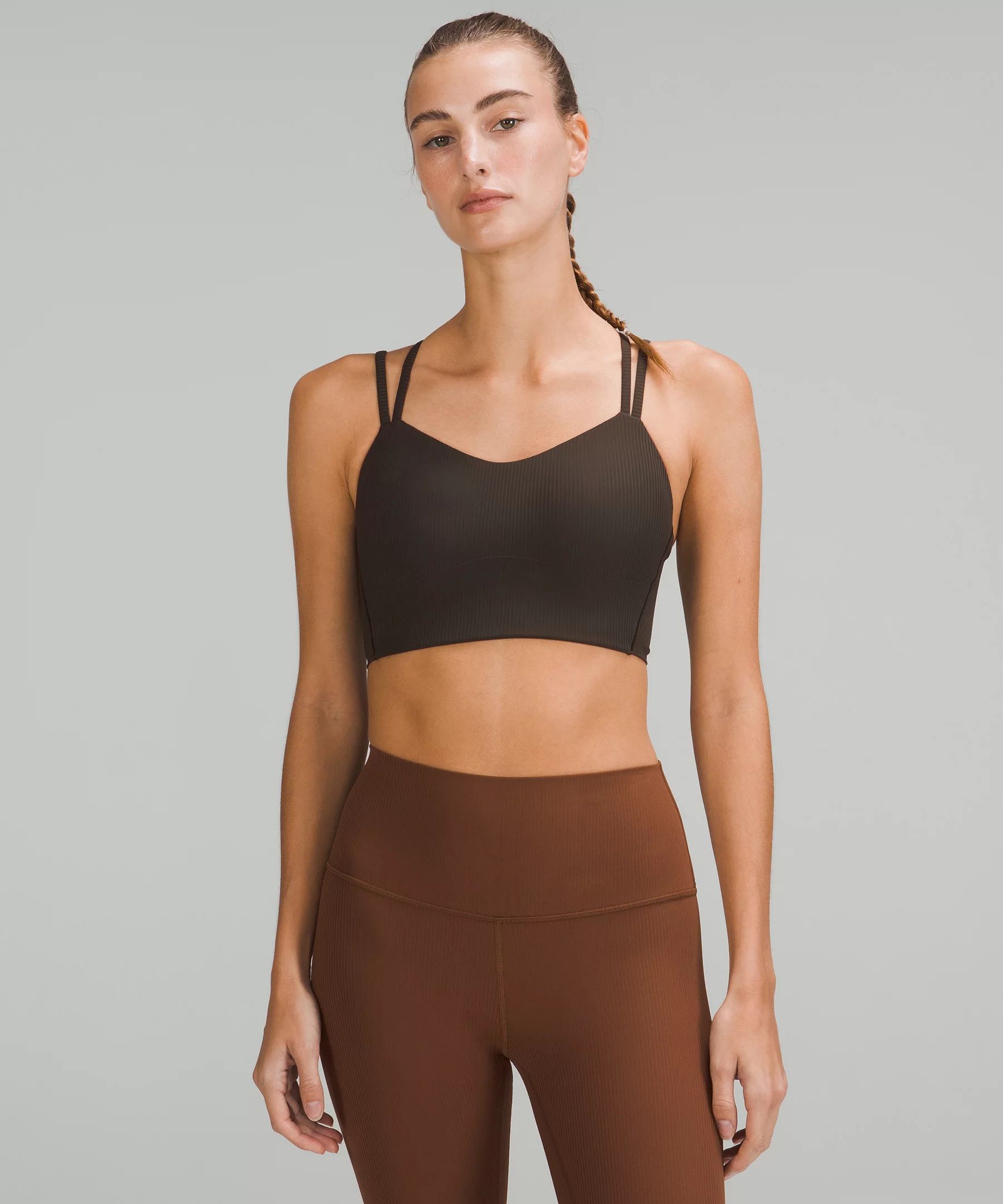 Like a Cloud Ribbed Longline Bra Light Support, B/C Cup | Lululemon (US)