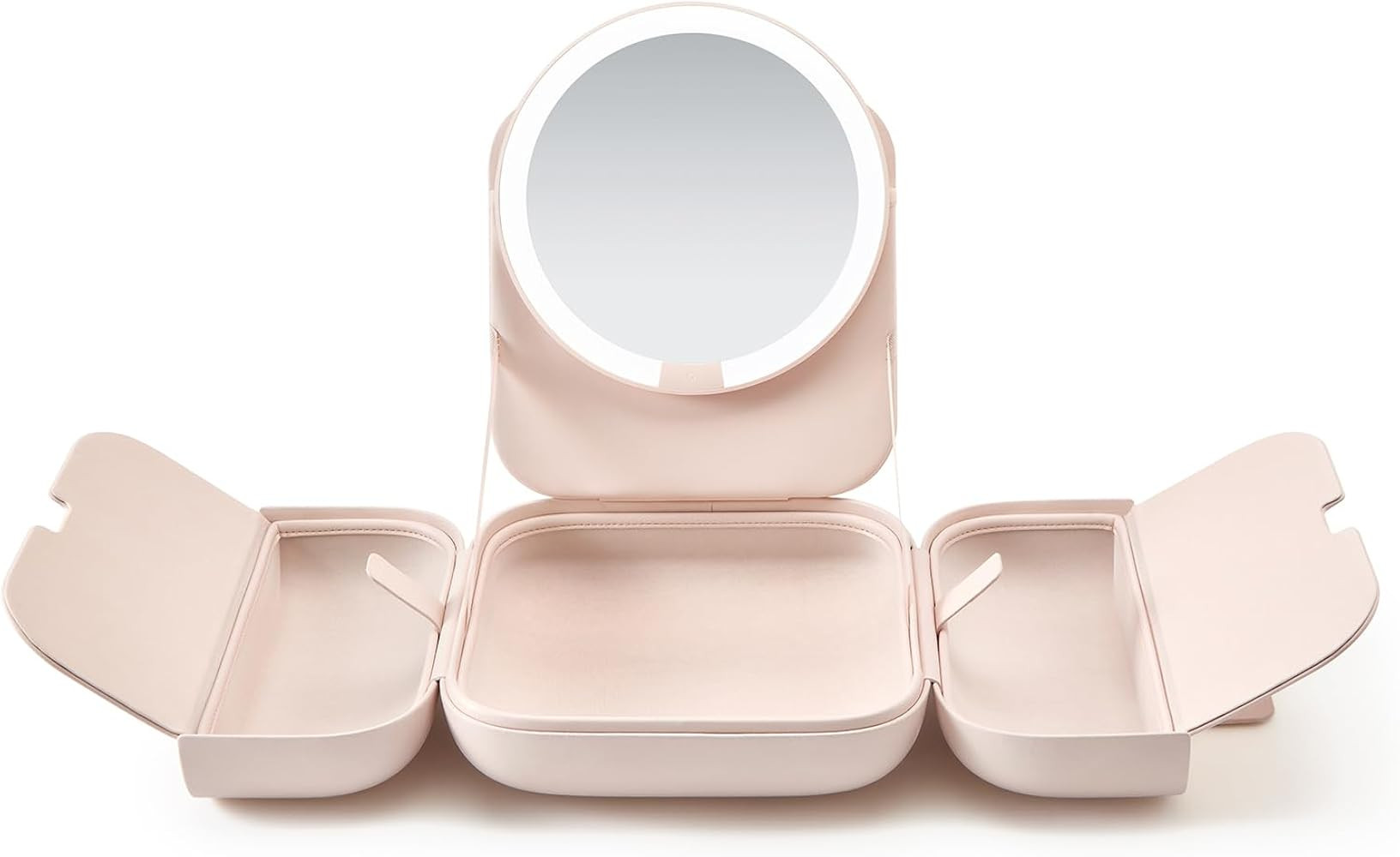 AMIRO M2 Cude Travel Makeup Bag with 5 Level Brightness & 3 Color LED Mirror, Portable Makeup Art... | Amazon (US)