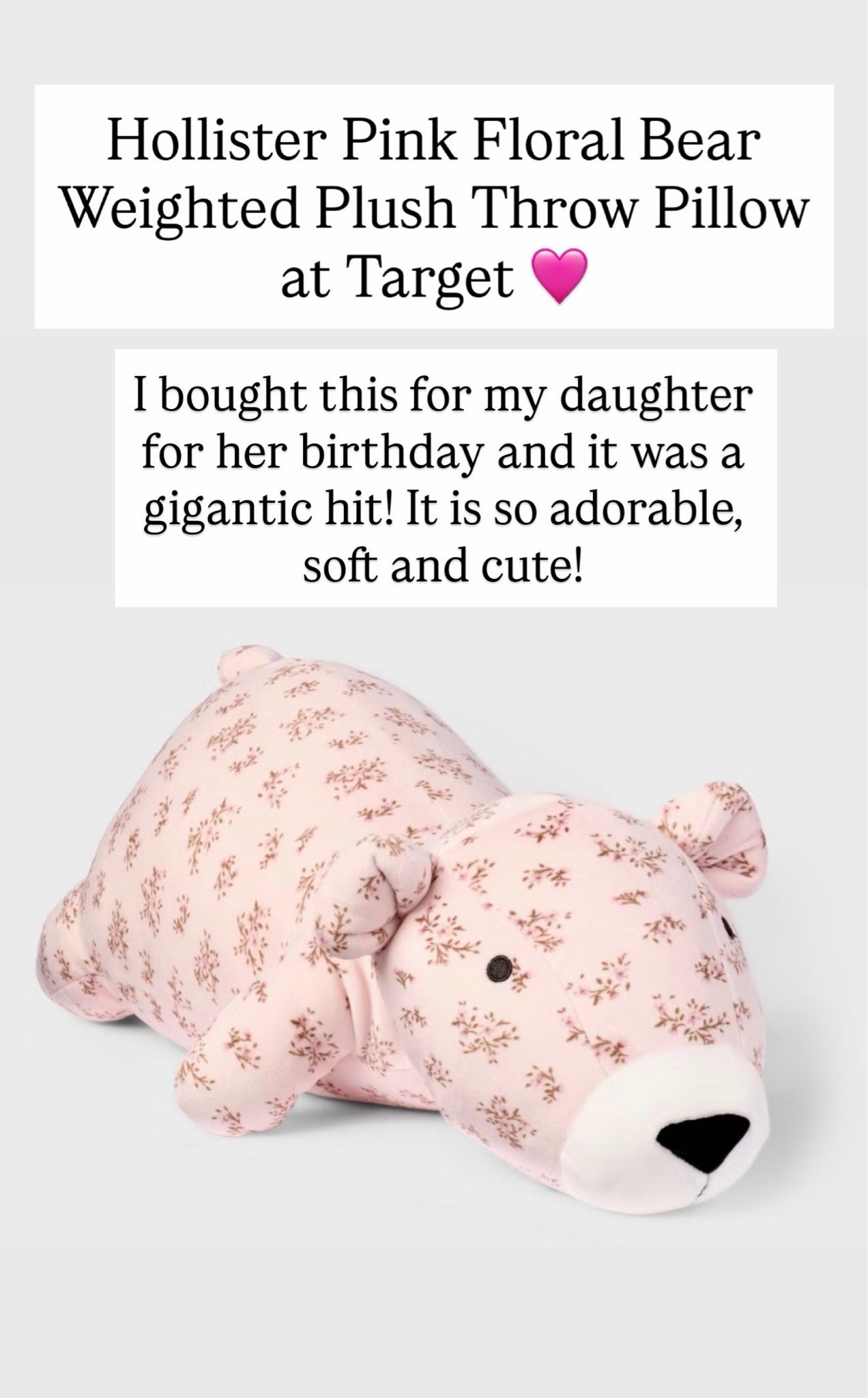 Hollister weighted stuffed animal

#LTKKids