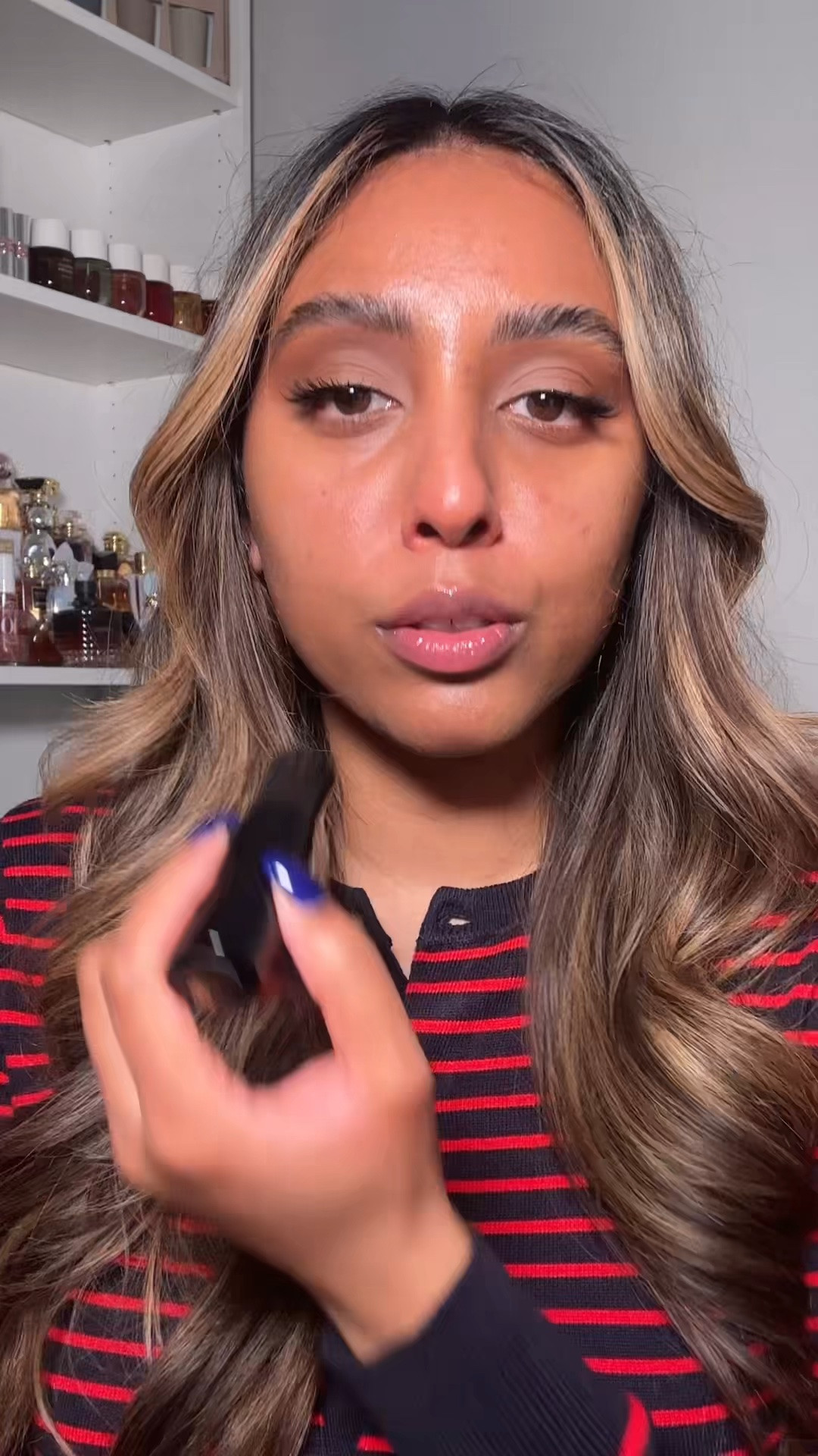The perfect shade match- MAC skin tint in medium deep 2 neutral undertone!