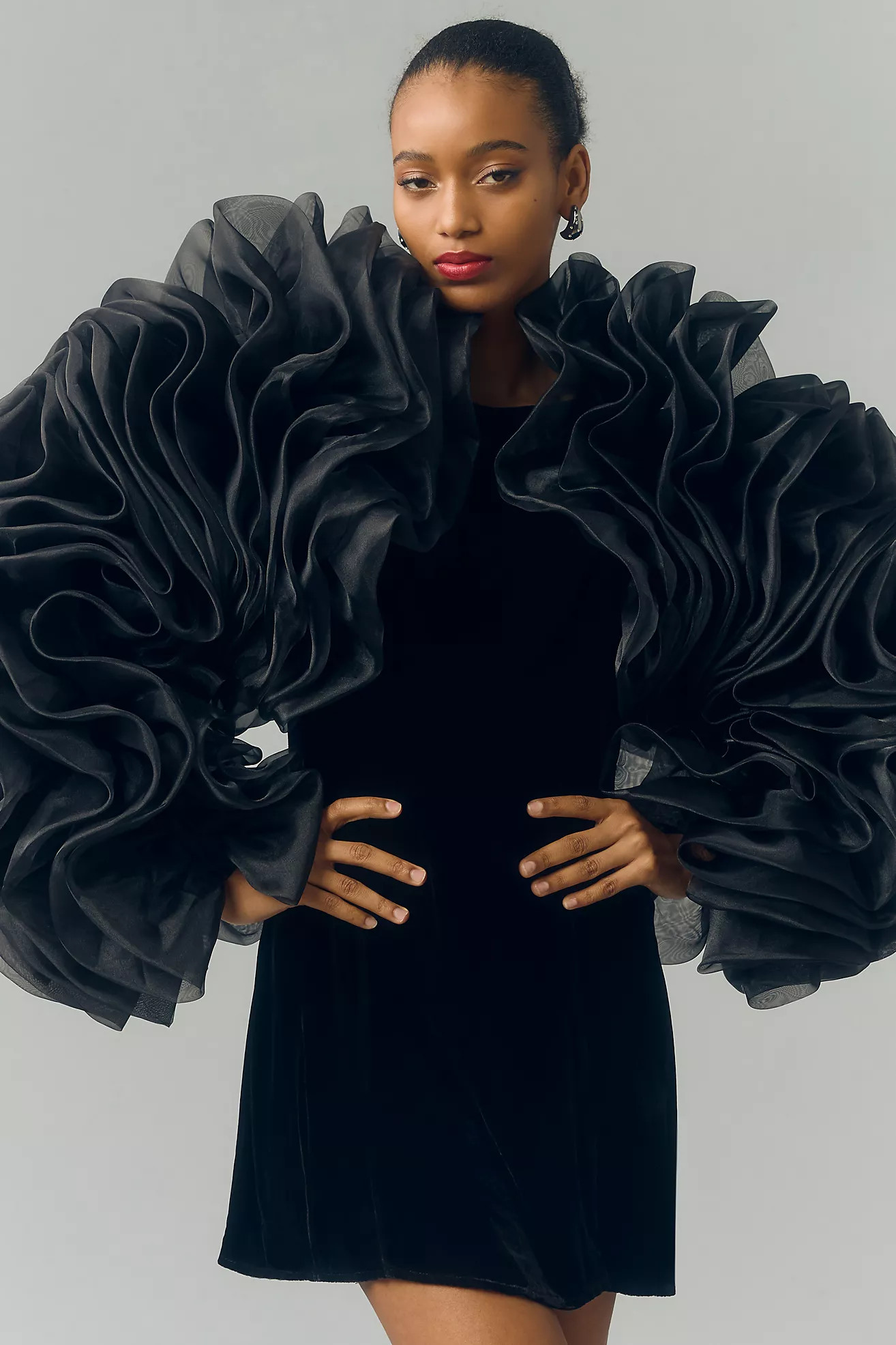 By Anthropologie Ruffle Drama Sleeve Shrug | Anthropologie (US)