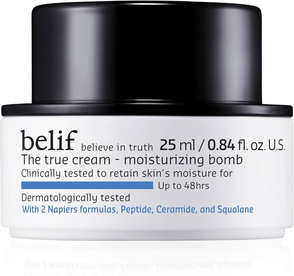 belif Moisturizing Bomb \u2013 Daily Ceramide Moisturizer with Peptide & Squalane, 48hr Hydration... | Amazon (US)