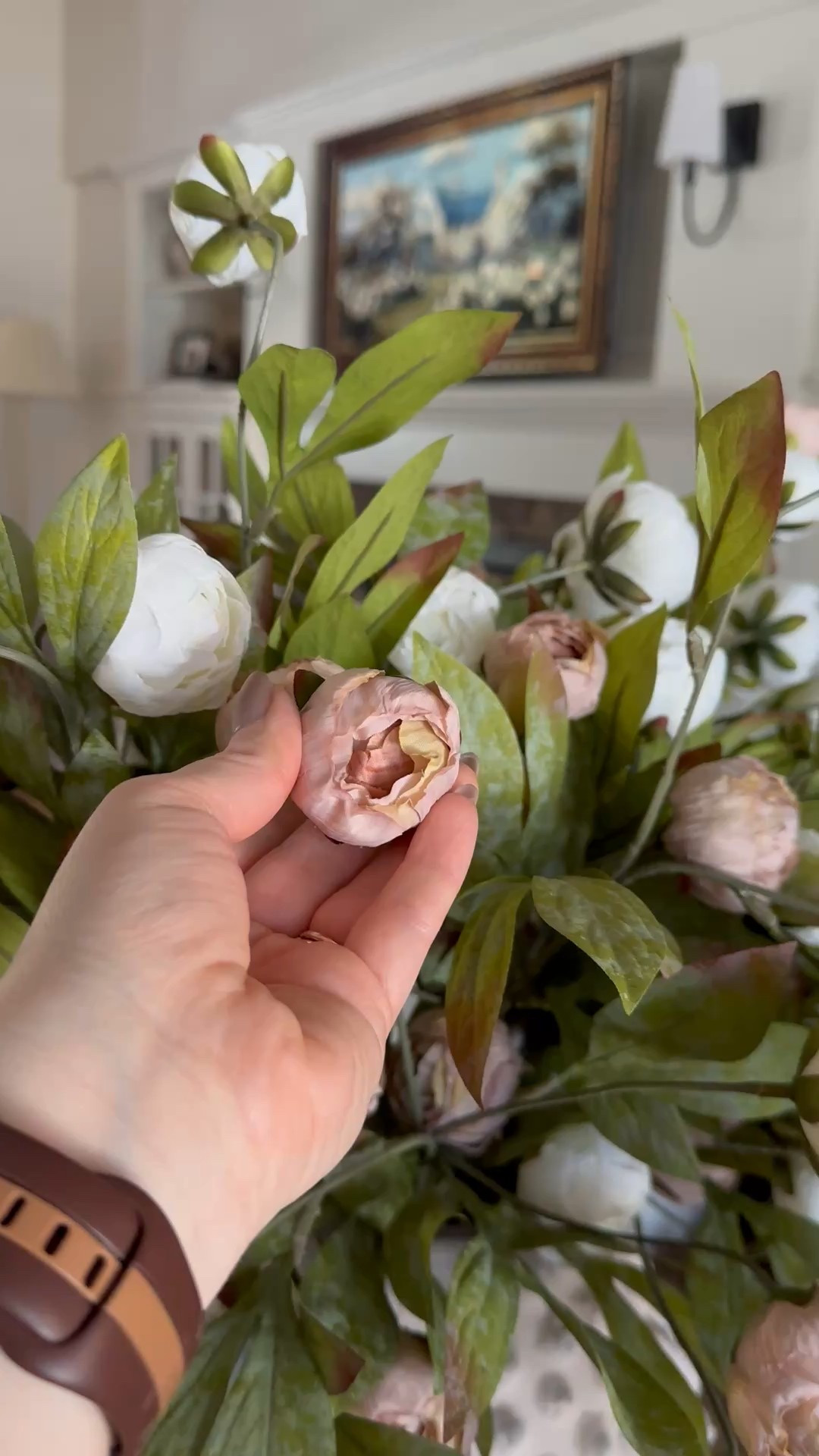 These sell out fast, but if you can refresh at the right time and snag them, they are worth the hype! Stunning peony stems in tan (pinkish hue) and cream! 10 of each 

#LTKHome