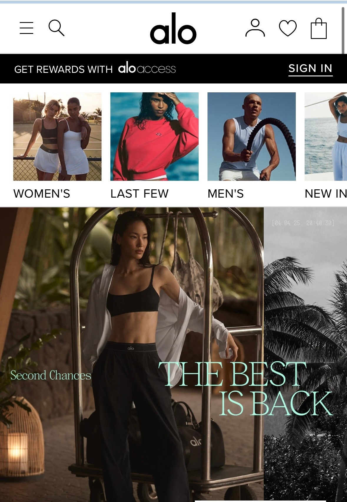 ALO YOGA restocks of summer favorites! 